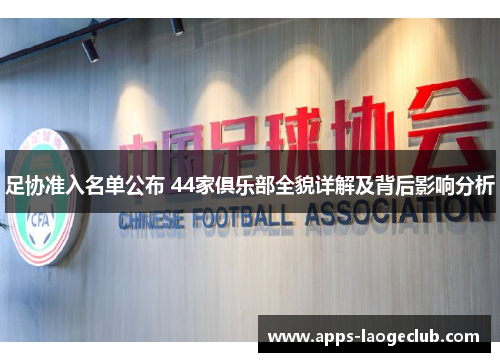 足协准入名单公布 44家俱乐部全貌详解及背后影响分析